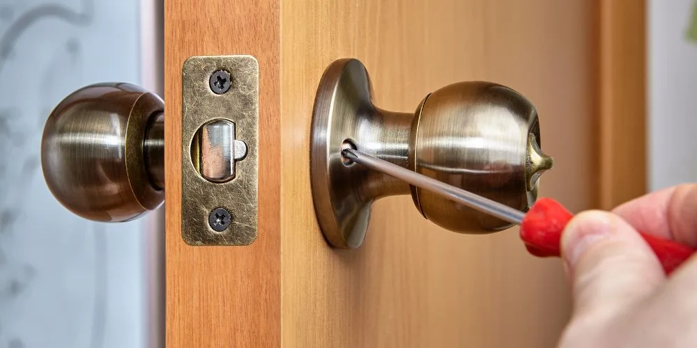 Assemble Door Knob both sides
