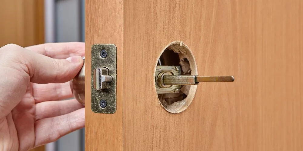 Install the First Half of the Doorknob