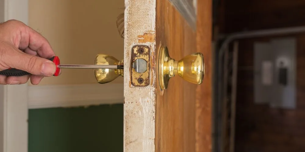 Removing Old Door knob