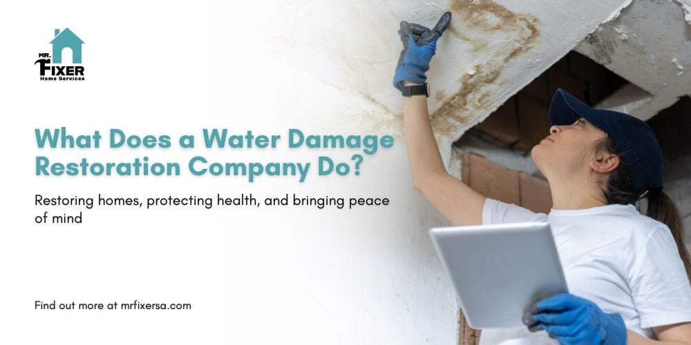 What Does a Water Damage Restoration Company Do