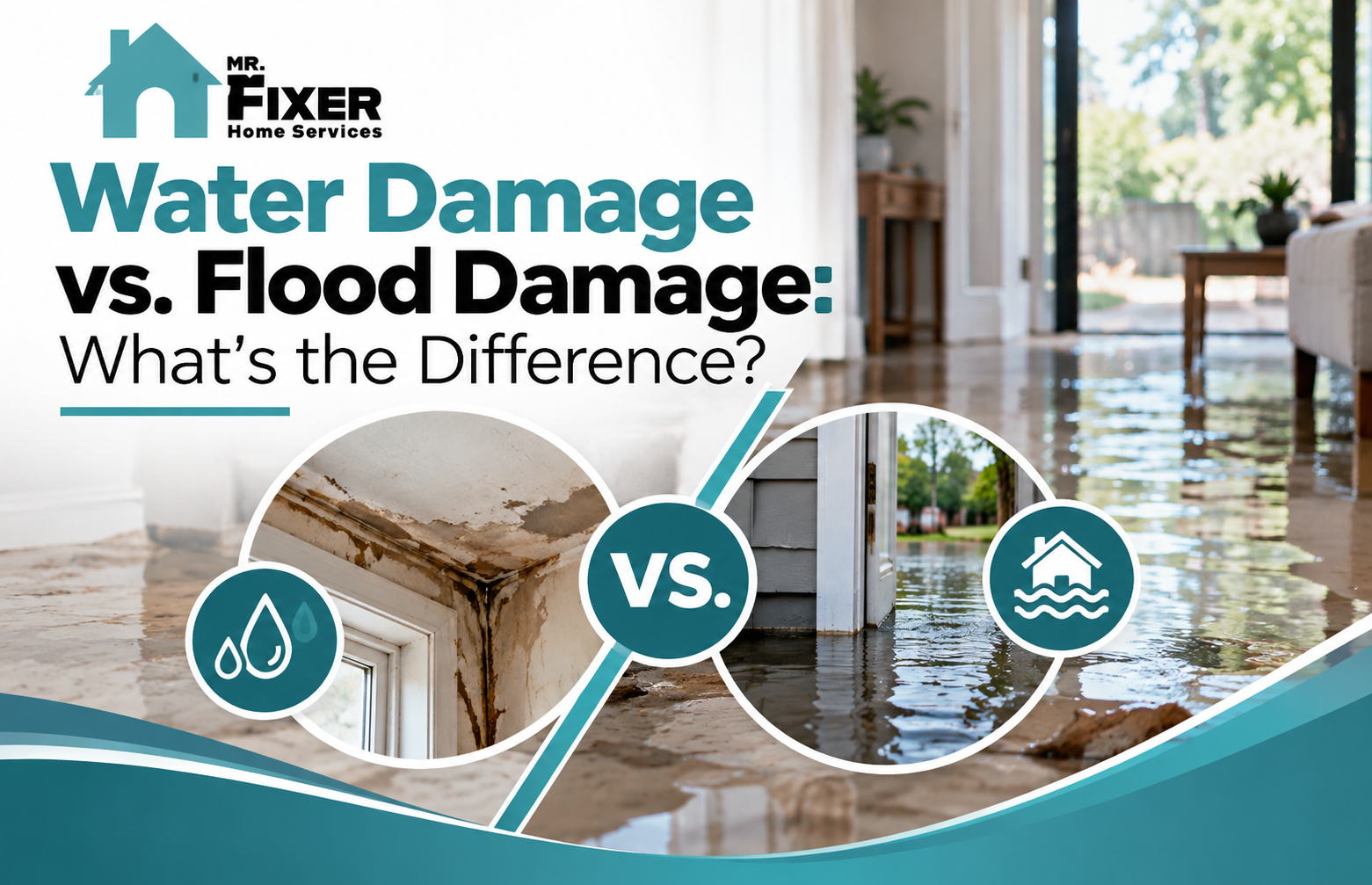 Water Damage vs. Flood Damage Explained
