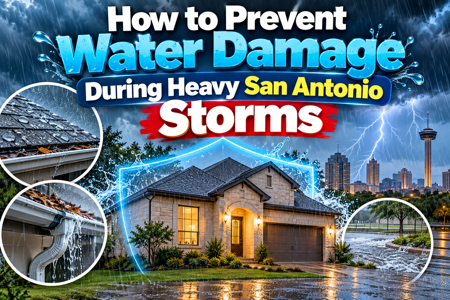 Prevent Water Damage During San Antonio Storms